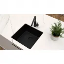 Кухонная мойка Paulmark Lassan LA44-MBN 44x44 см, черный матовый