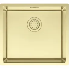 Кухонная мойка Paulmark Lassan LA49-LG 49x44 см, светлое золото