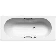 Ванна стальная Kaldewei Vaio Set Star 957 233700010001 160x70 см, с отверстиями под ручки, альпийский белый