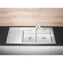 Кухонная мойка Blanco Claron 8 S-IF InFino нержавеющая сталь 521651