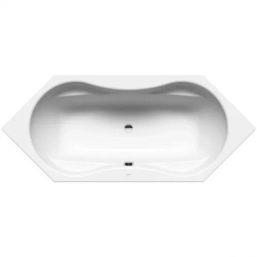 Ванна стальная Kaldewei Mega Duo 6 182 223630003001 214x90 см, с антискользящим и водоотталкивающим покрытием, альпийский белый