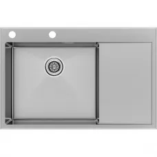 Кухонная мойка Paulmark Kroner-Edge PM777851-BSL 78x51 см, нержавеющая сталь