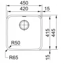 Кухонная мойка Franke Bell BCX 110-42 полированная сталь 122.0689.805