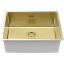 Кухонная мойка Paulmark Lassan LA54-LG 54x44 см, светлое золото