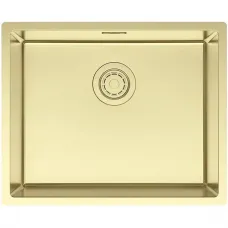 Кухонная мойка Paulmark Lassan LA54-LG 54x44 см, светлое золото