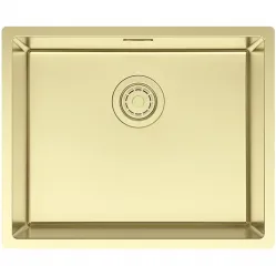 Кухонная мойка Paulmark Lassan LA54-LG 54x44 см, светлое золото