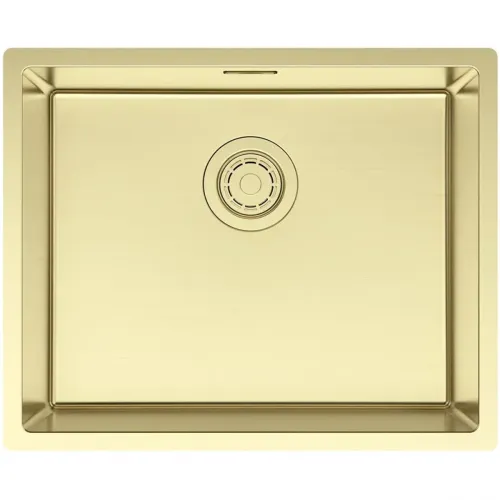 Кухонная мойка Paulmark Lassan LA54-LG 54x44 см, светлое золото