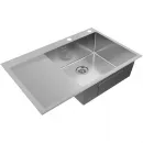 Кухонная мойка Paulmark Kroner-Edge PM777851-BSR 78x51 см, нержавеющая сталь