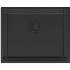 Кухонная мойка Paulmark Lassan LA54-MBN 54x44 см, черный матовый