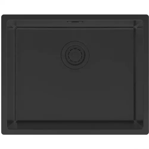 Кухонная мойка Paulmark Lassan LA54-MBN 54x44 см, черный матовый
