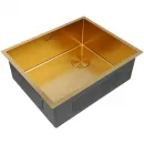 Кухонная мойка Paulmark Next-Skew PM885444-BG 54x44 см, золотой матовый