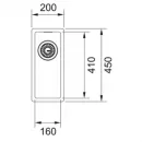 Кухонная мойка Franke Box BXX 210/110–16 полированная сталь 127.0453.651