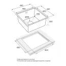 Кухонная мойка Paulmark Lassan нержавеющая сталь PM304444-BS