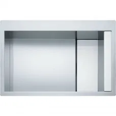 Кухонная мойка Franke Crystal Line CLV 210 полированная сталь/белый 127.0338.949