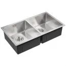 Кухонная мойка Paulmark Dopplet нержавеющая сталь PM507844-BS