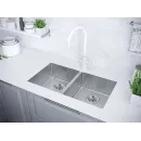 Кухонная мойка Paulmark Dopplet нержавеющая сталь PM507844-BS
