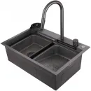 Кухонная мойка Abber Wasser Kreis AF2194NG 68x46 см, никель