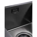 Кухонная мойка Paulmark Dopplet вороненая сталь PM507844-GM