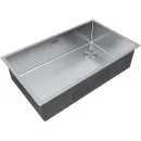 Кухонная мойка Paulmark Next-Skew PM887444-BS 74x44 см, нержавеющая сталь