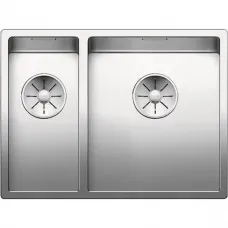 Кухонная мойка Blanco Claron 340/180-IF InFino зеркальная полированная сталь 521608