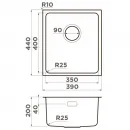 Кухонная мойка Omoikiri Tadzava 39-LG светлое золото 4993262