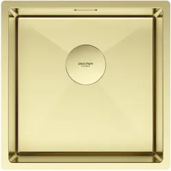 Кухонная мойка Paulmark Next PM214444-LG 44x44 см, светлое золото