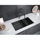Кухонная мойка Paulmark Osser вороненая сталь PM527844-GM