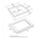 Кухонная мойка Paulmark Isar нержавеющая сталь PM805951-BS
