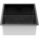 Кухонная мойка Paulmark Next PM214444-MBN 44x44 см, черный матовый