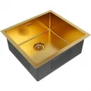 Кухонная мойка Paulmark Gerberg PM254844-BG 48x44 см, золотой матовый