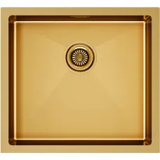 Кухонная мойка Paulmark Gerberg PM254844-BG 48x44 см, золотой матовый