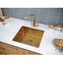 Кухонная мойка Paulmark Gerberg PM254844-BG 48x44 см, золотой матовый