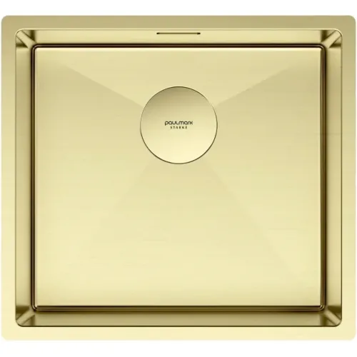 Кухонная мойка Paulmark Next PM214844-LG 48x44 см, светлое золото