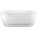 Ванна стальная Kaldewei Vaio Duo Oval 951-7 233148053001 180x80 см, отдельностоящая, с водоотталкивающим покрытием, альпийский белый