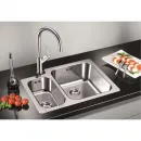 Кухонная мойка Blanco Supra 340/180-IF полированная сталь 523366