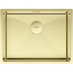Кухонная мойка Paulmark Next PM215844-LG 58x44 см, светлое золото
