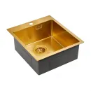 Кухонная мойка Paulmark Neckar золотой матовый PM804551-BG
