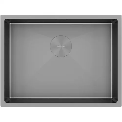 Кухонная мойка Paulmark Next PM215844-MG 58x44 см, серый матовый
