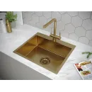 Кухонная мойка Paulmark Isar золотой матовый PM805951-BG