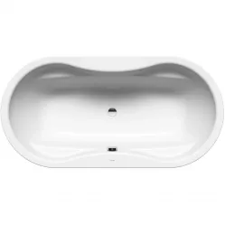 Ванна стальная Kaldewei Mega Duo Oval 184 223830003001 180x90 см, с антискользящим и водоотталкивающим покрытием, альпийский белый