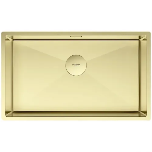 Кухонная мойка Paulmark Next PM217444-LG 74x44 см, светлое золото