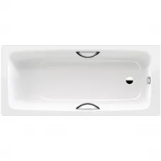 Ванна стальная Kaldewei Cayono Star 754 275400013001 160x70 см, с отверстиями под ручки, водоотталкивающим покрытием, альпийский белый
