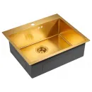 Кухонная мойка Paulmark Brim золотой матовый PM215951-BG