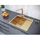 Кухонная мойка Paulmark Alster золотой матовый PM825951-BGL