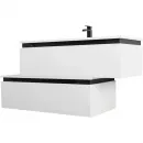 Тумба Cezares Slider SLIDER-1000-1C-PI-BO 100 см, напольная, Bianco Opaco