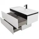 Тумба Cezares Slider SLIDER-1000-1C-PI-BO 100 см, напольная, Bianco Opaco