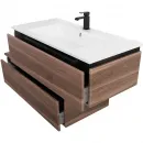Тумба Cezares Slider SLIDER-1000-1C-PI-NA-P 100 см, напольная, орех дымчатый