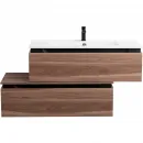 Тумба Cezares Slider SLIDER-1000-1C-PI-NA-P 100 см, напольная, орех дымчатый