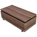 Тумба Cezares Slider SLIDER-1000-1C-PI-NA-P 100 см, напольная, орех дымчатый