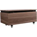 Тумба Cezares Slider SLIDER-800-1C-PI-NA-P 80 см, напольная, орех дымчатый